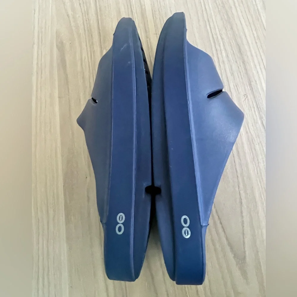 OOFOS Men's Blue Sandals